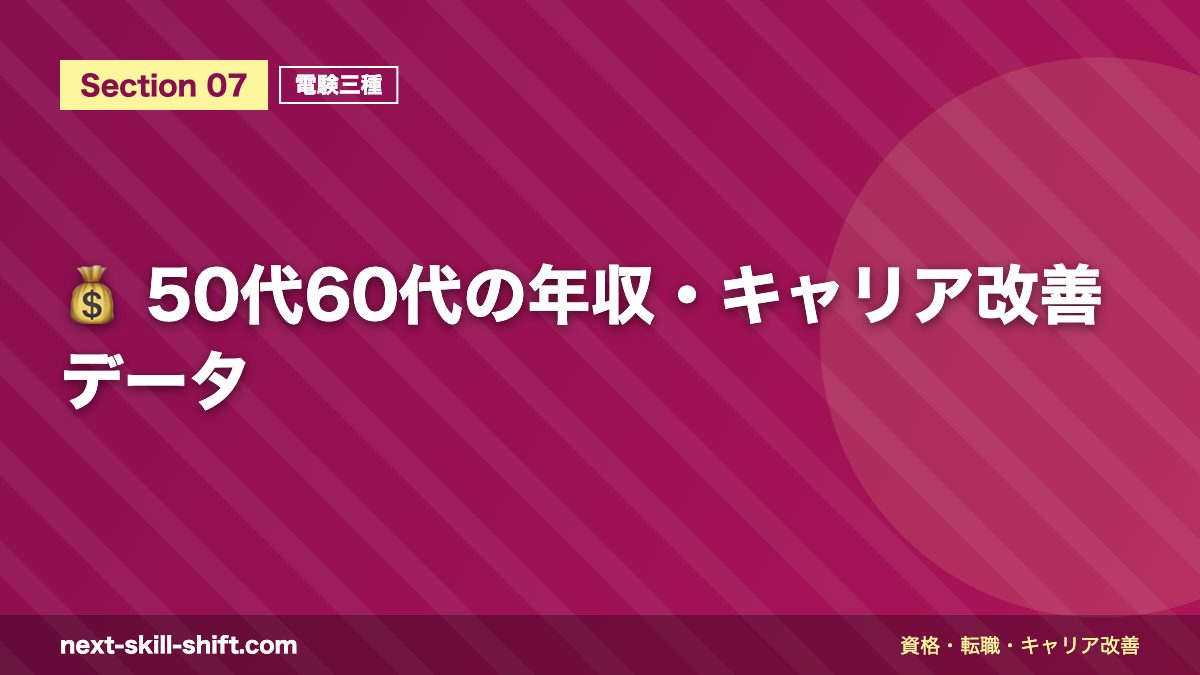 💰 50代60代の年収・キャリア改善データ