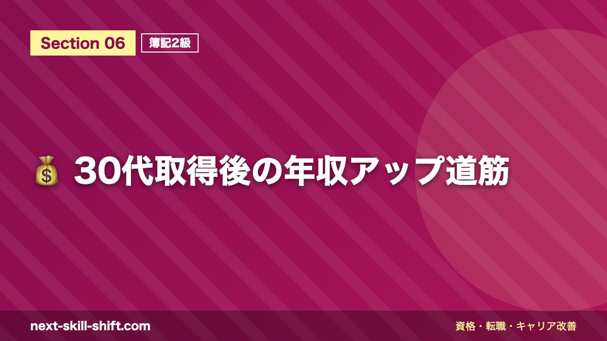 💰 30代取得後の年収アップ道筋