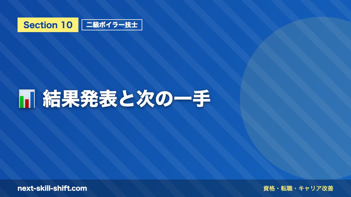 📊 結果発表と次の一手